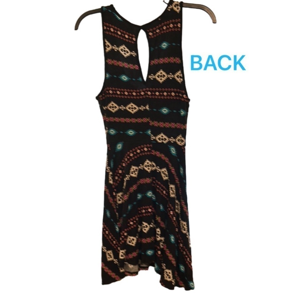 Banana Lemon Aztec Style Dress - Picture 4 of 8